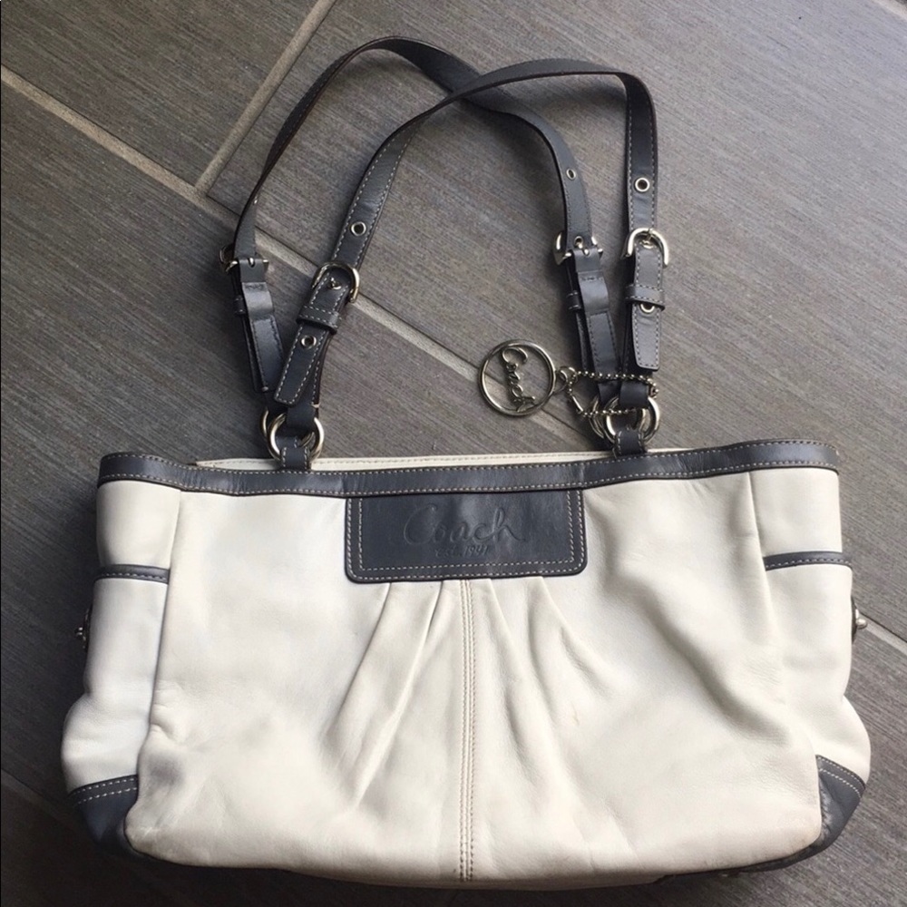 White coach purse